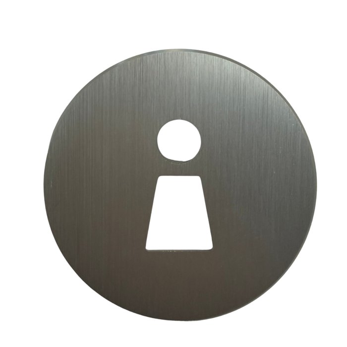 Matt Silver Sensor Step Light Round Cover ONLY