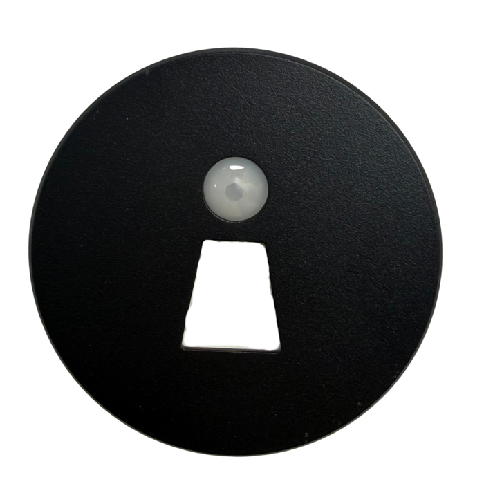 Black Sensor Step Light Round Cover ONLY