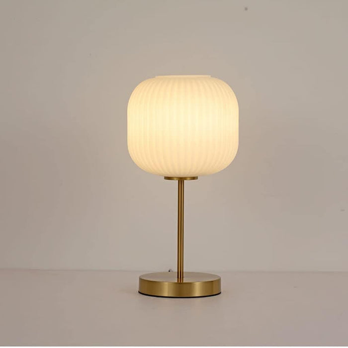 NACRE Modern Metal & Glass Table Lamp – E27, 25W Max Free AKL Shipping
