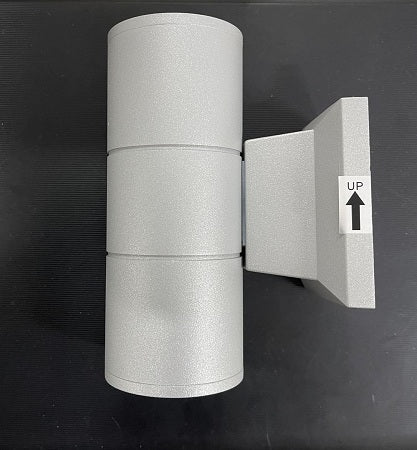 MIX LED Outdoor Wall Light Silver GU10*2