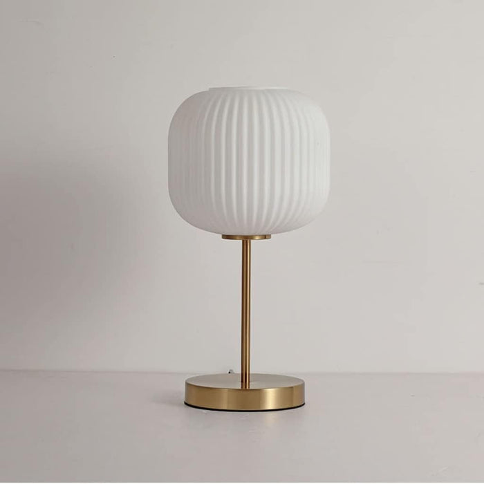 NACRE Modern Metal & Glass Table Lamp – E27, 25W Max Free AKL Shipping