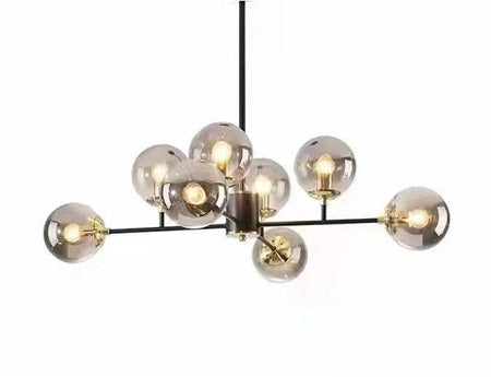 BEAMX E27*8 Glass Pendant Lamp