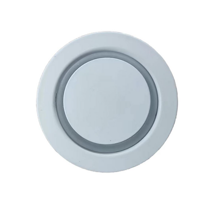 ZEFRA WHITE FRAME ROUND MODERN LED TRI-COLOURS RECESSED STEP LIGHT NON-SENSOR