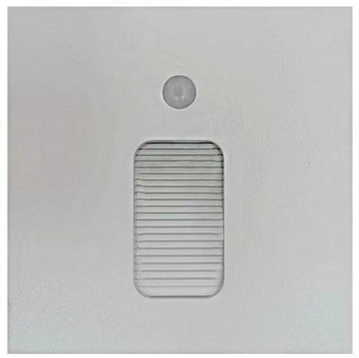 QUATAA WHITE FRAME SQUARE MODERN LED WARM WHITE RECESSED STEP LIGHT WITH SENSOR