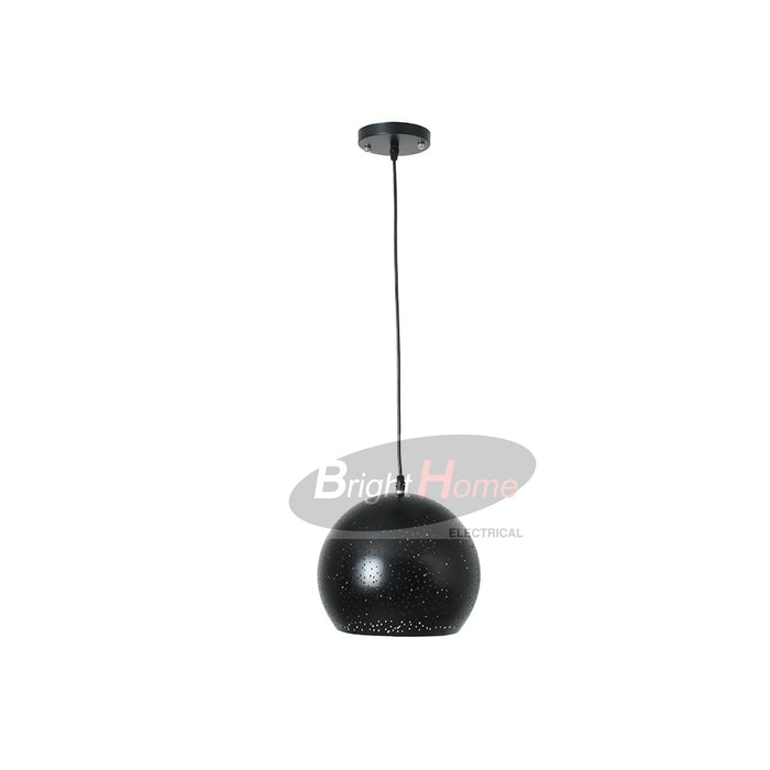 Iron Rust-Colored LED Pendant Light 1 Meter Cord