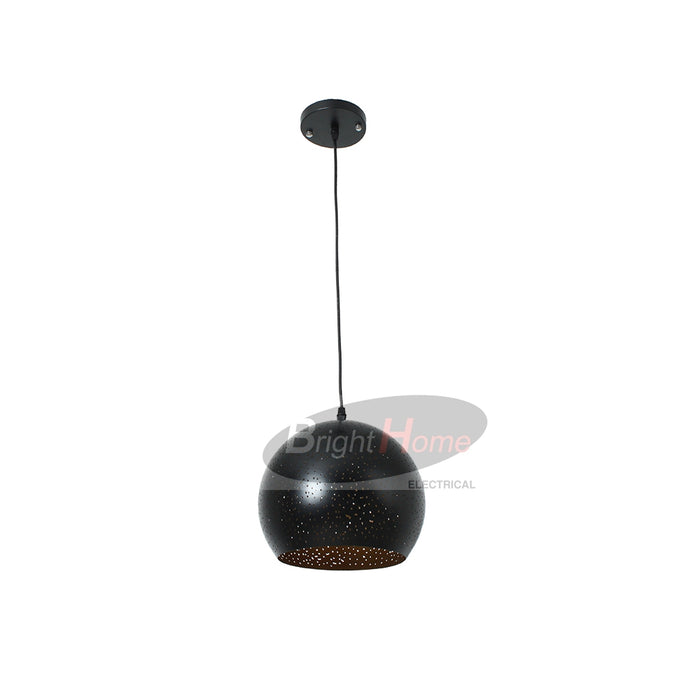 Iron Rust-Colored LED Pendant Light 1 Meter Cord