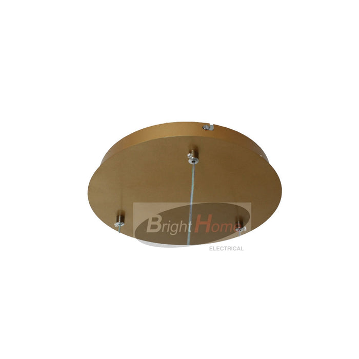 EFFIGLOW LED 3 Round Vertical Crystal Pendant Light