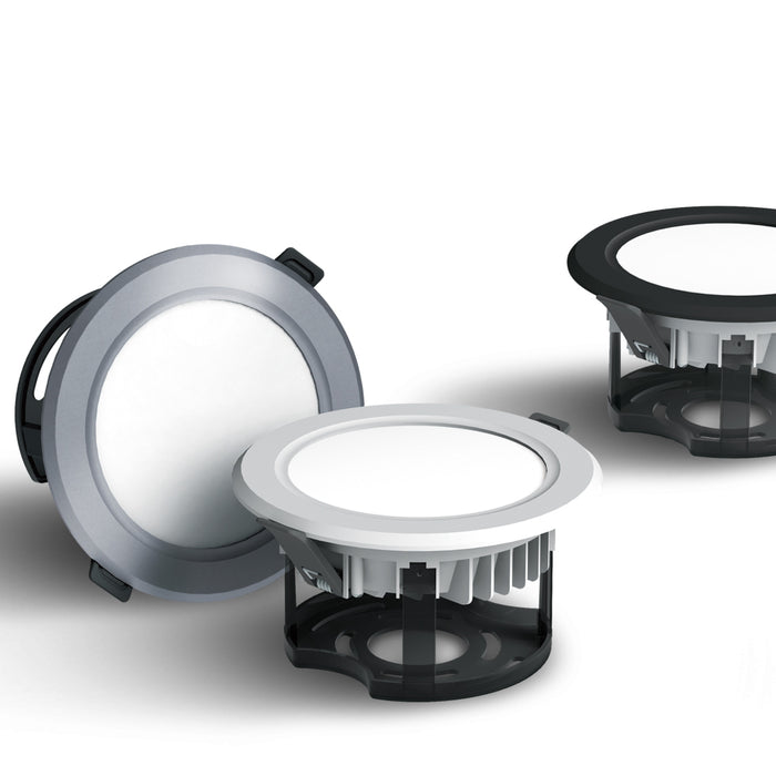 ROMA 9W 800LM 3000k White Cover LED Dimmable Downlight