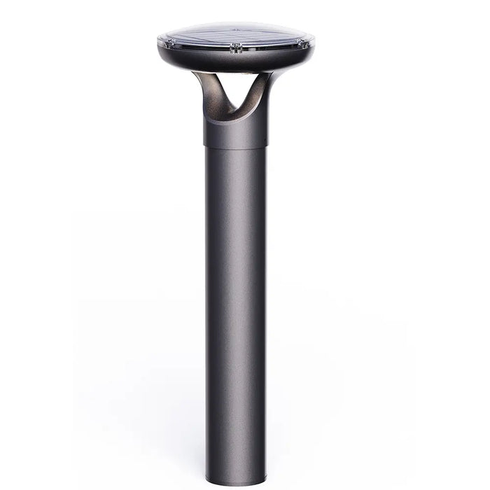 Solar LED Bollard Light 3W 3000K Microwave Sensor IP65 Black