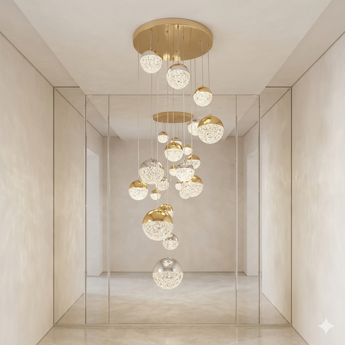 GLOWALL 19ball Ball Led Drop light/Chandelier/Pendent Light