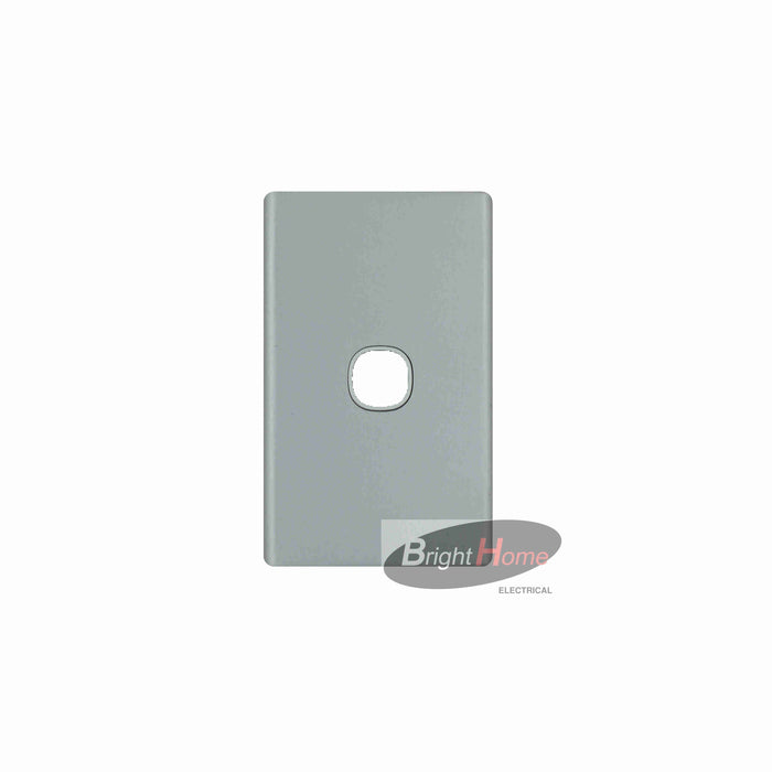1 Gang Switch Panel Aluminium