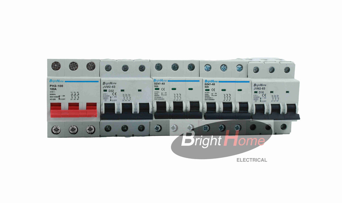 D20 MCB 3P 20A 415VAC