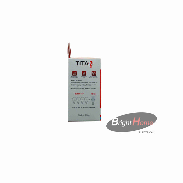 TITAN LED E27 Light Bulb 9W 3000K No Dimmable 720lm