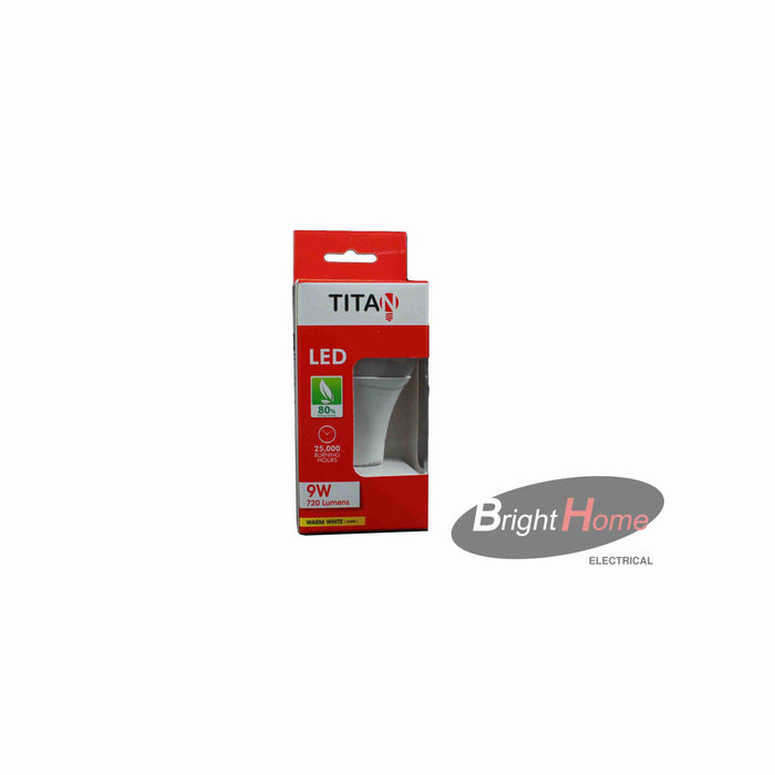 TITAN LED E27 Light Bulb 9W 3000K No Dimmable 720lm