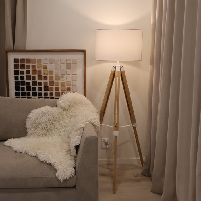 GLEE Floor Lamp with TC Shade – E27, 25W Max Free AKL Shipping