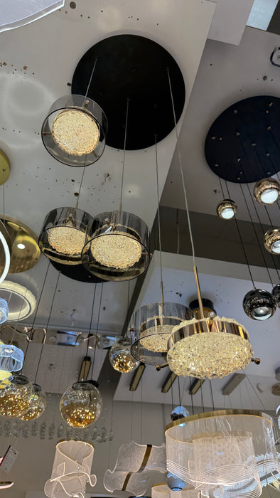 Modern Spiral Cascade LED Pendant Light