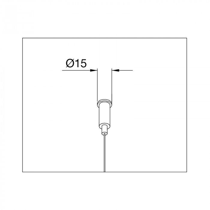 SU-LIND-21H Linear Suspension Mount Striplight 890mmL GY/WH