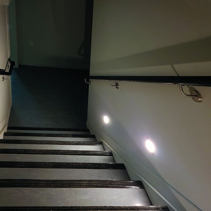 SU-LRL112 LED Recessed Wall Light SS/WH