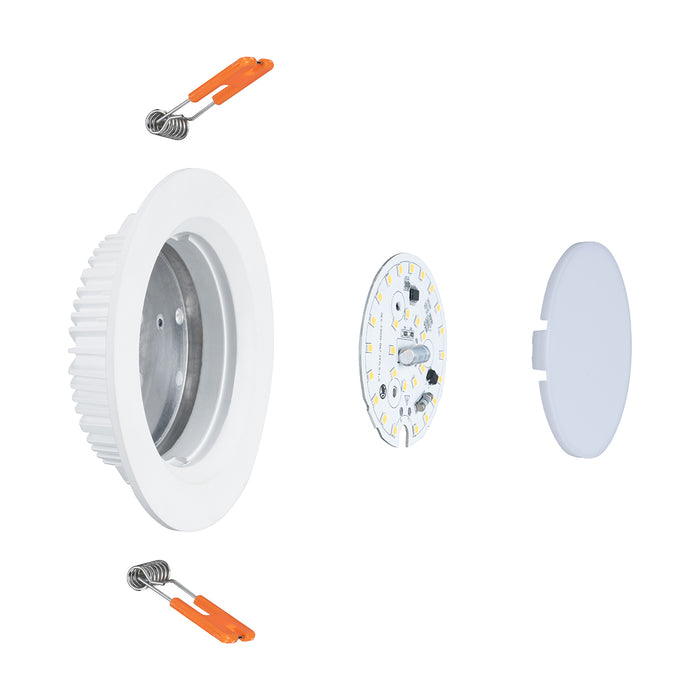LIDI 14W 3000K White Cover LED Warm White Downlight