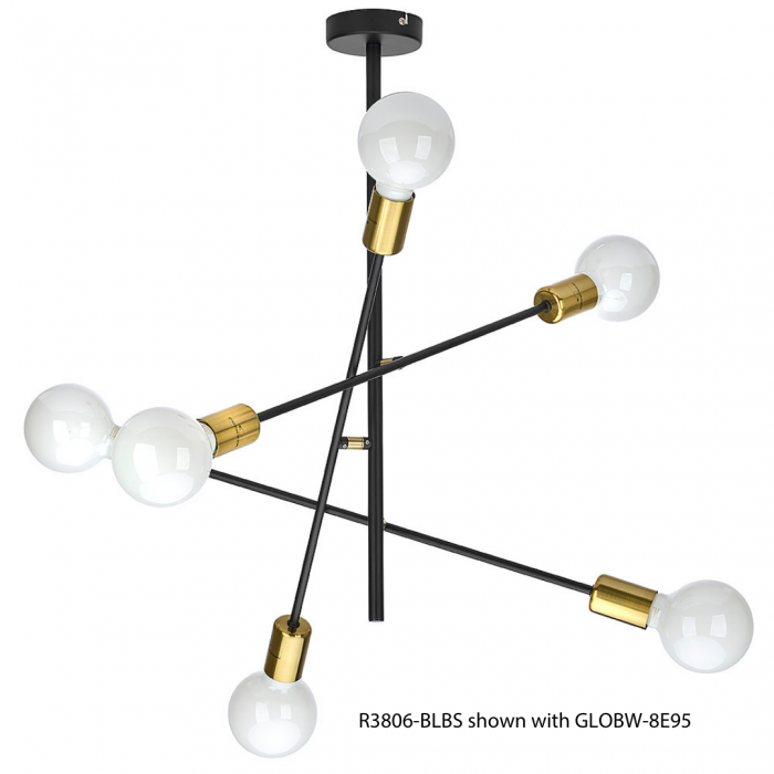 SU-R3806-BLBS Alvie 6 Light