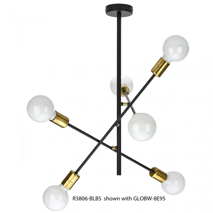 SU-R3806-BLBS Alvie 6 Light
