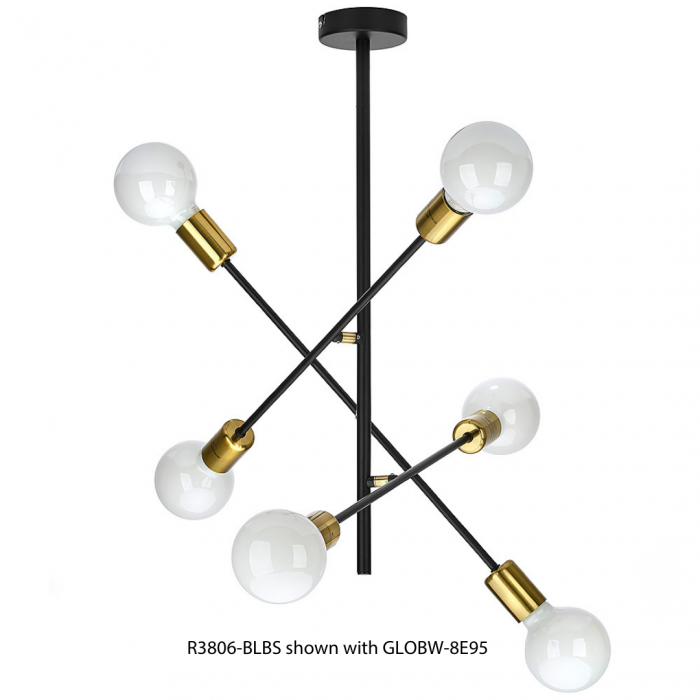 SU-R3806-BLBS Alvie 6 Light