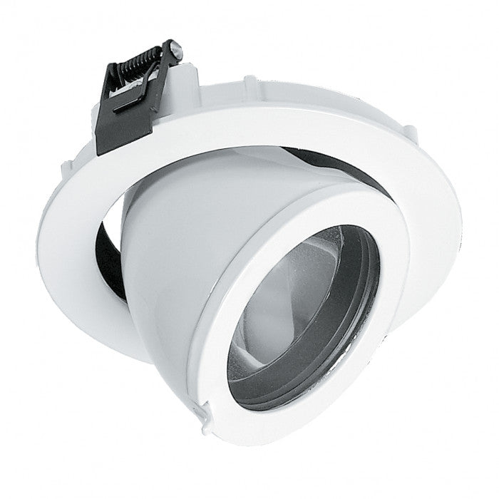 SU-SDMR70 Small Gimble Metal Halide Recessed Floodlight SG/WH