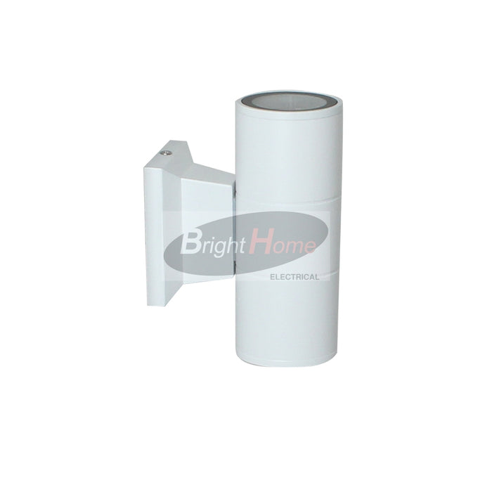 TIA Semi Circular White Outdoor Light
