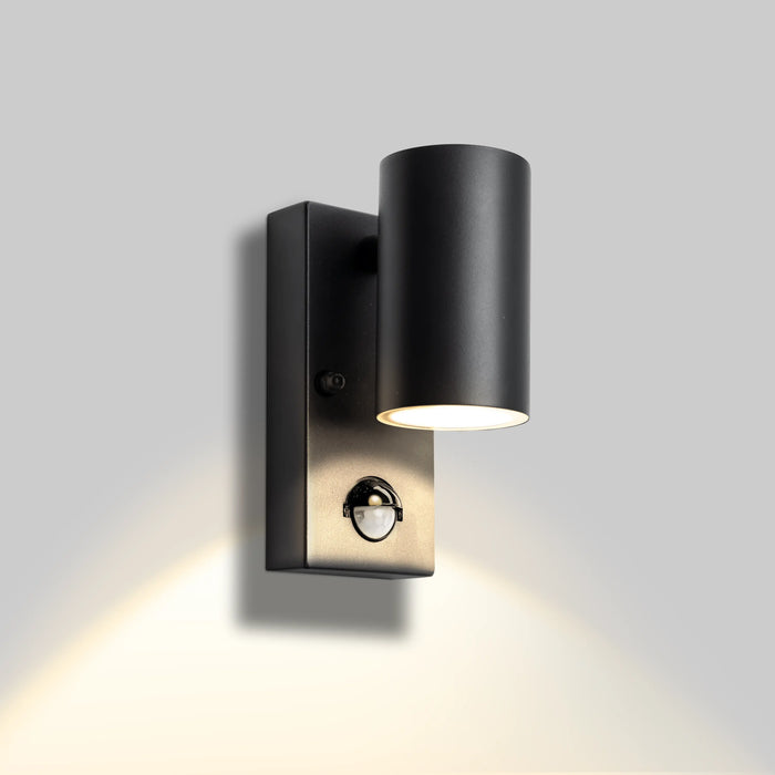 LED Wall Light with PIR Sensor – 4W, 3000K Warm White, Stainless Steel & PC, IP44 Rated