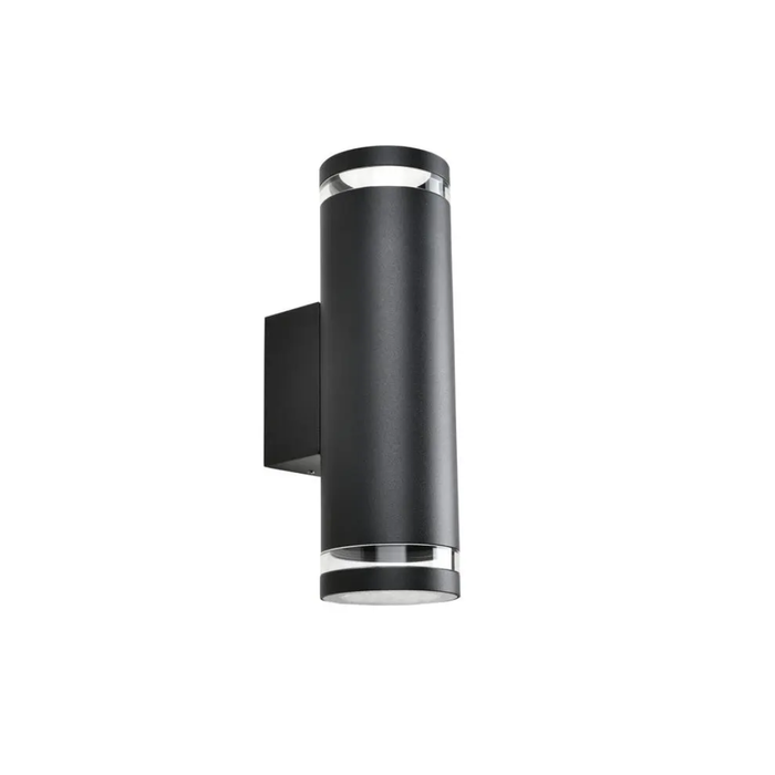 Modern Outdoor Wall Light IP54 Dual GU10 Small