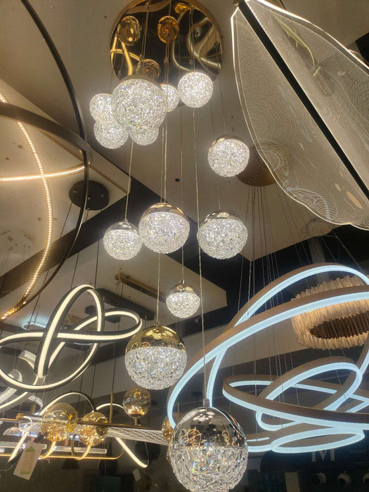 GLOWALL 19ball Ball Led Drop light/Chandelier/Pendent Light