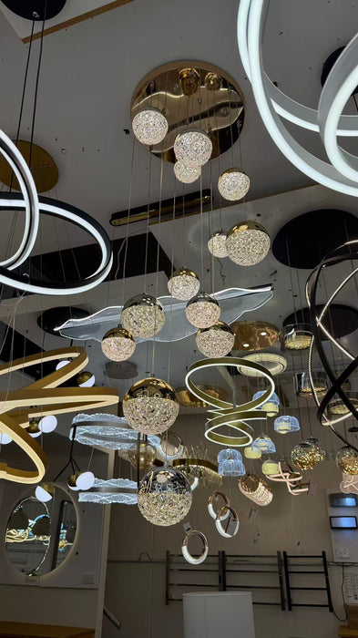 GLOWALL 19ball Ball Led Drop light/Chandelier/Pendent Light