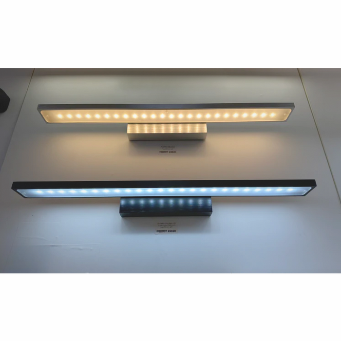 PURELITE Silver LED 3 Light Colour Bathroom Light
