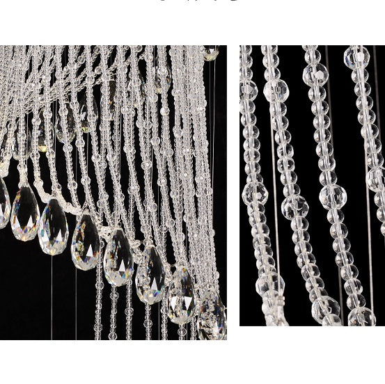 LUMINA Crystal Ball Luxury 2.2m Spiral Chandelier