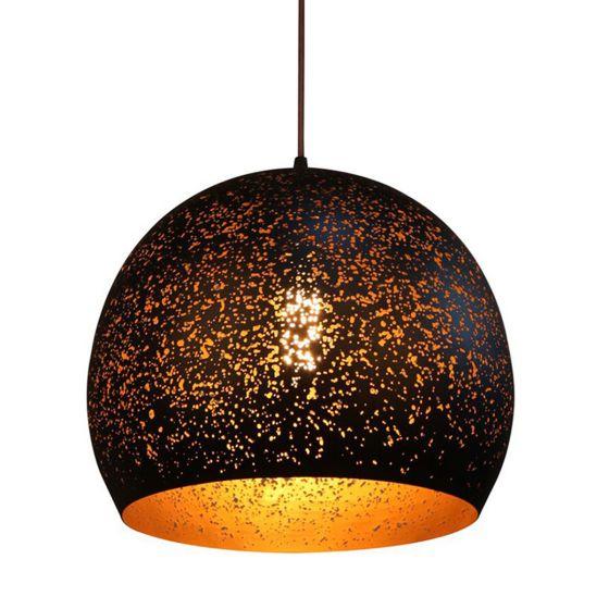 Iron Rust-Colored LED Pendant Light 1 Meter Cord